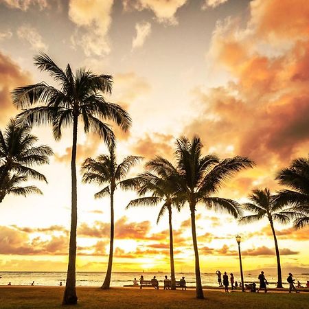 Apartament Aqua Palms Waikiki Ocean View Lanai Parking Included Honolulu Zewnętrze zdjęcie