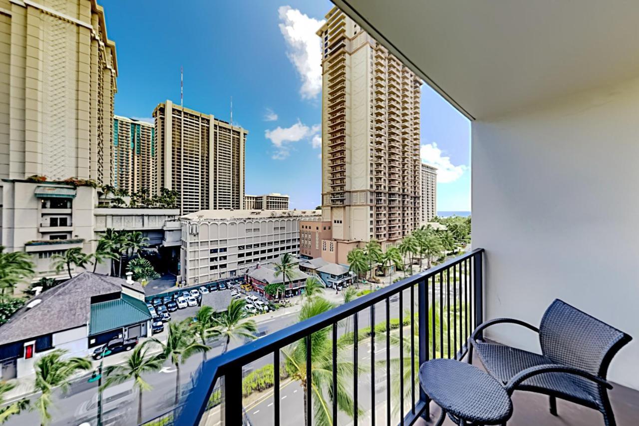 Apartament Aqua Palms Waikiki Ocean View Lanai Parking Included Honolulu Zewnętrze zdjęcie