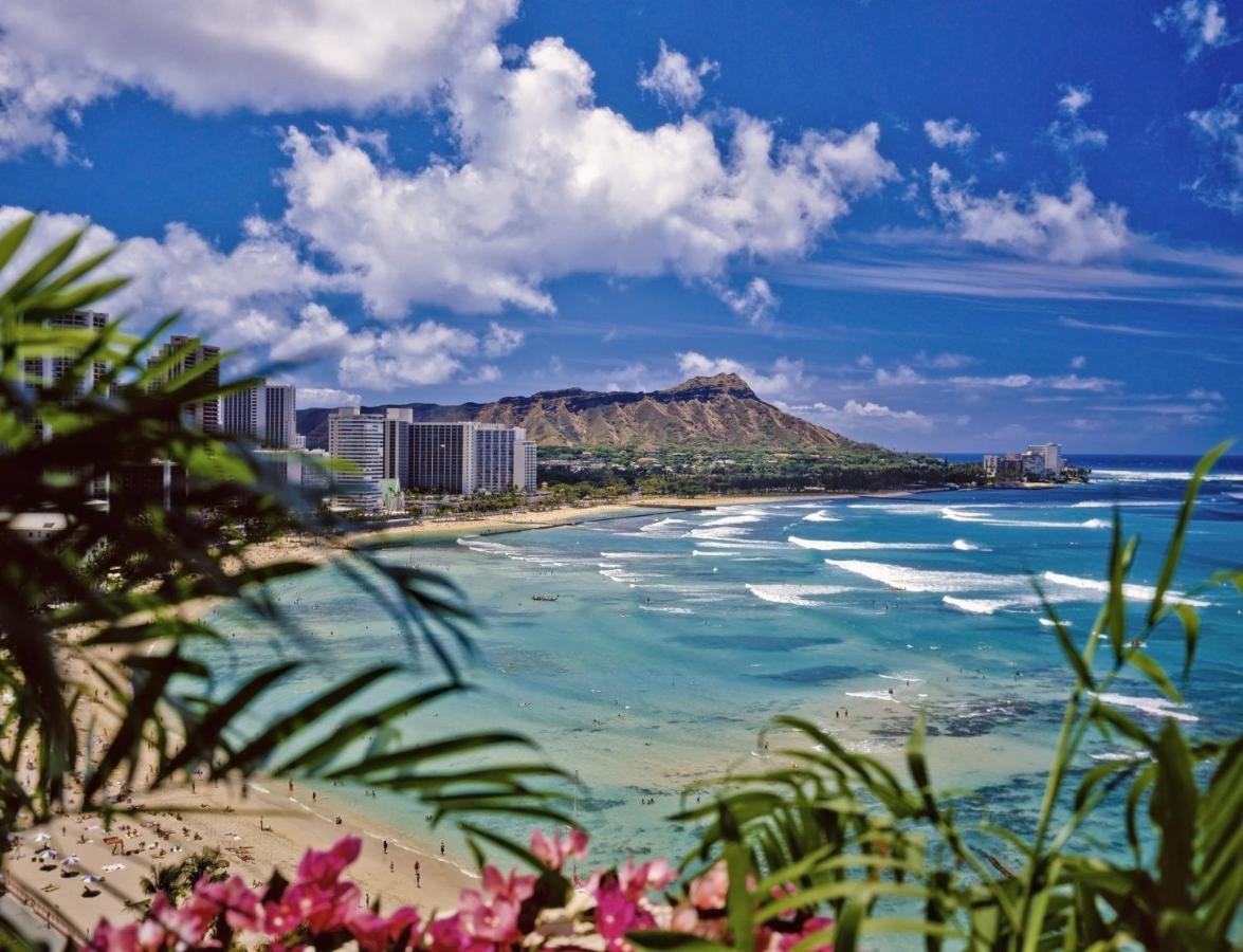 Apartament Aqua Palms Waikiki Ocean View Lanai Parking Included Honolulu Zewnętrze zdjęcie